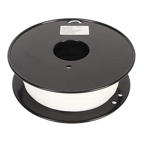 Beufee 1.75mm Tpu Filament, Pla 3D Printer Filament 95a Flexible High Speed 8kg 1.8lb 3D Printing Filament for 3D Printe