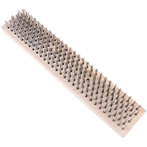 GOOHOCHY Steel Wire Brush for Pc Cleaning 1 Pc Derusting Brush for Moss and Rust Removal