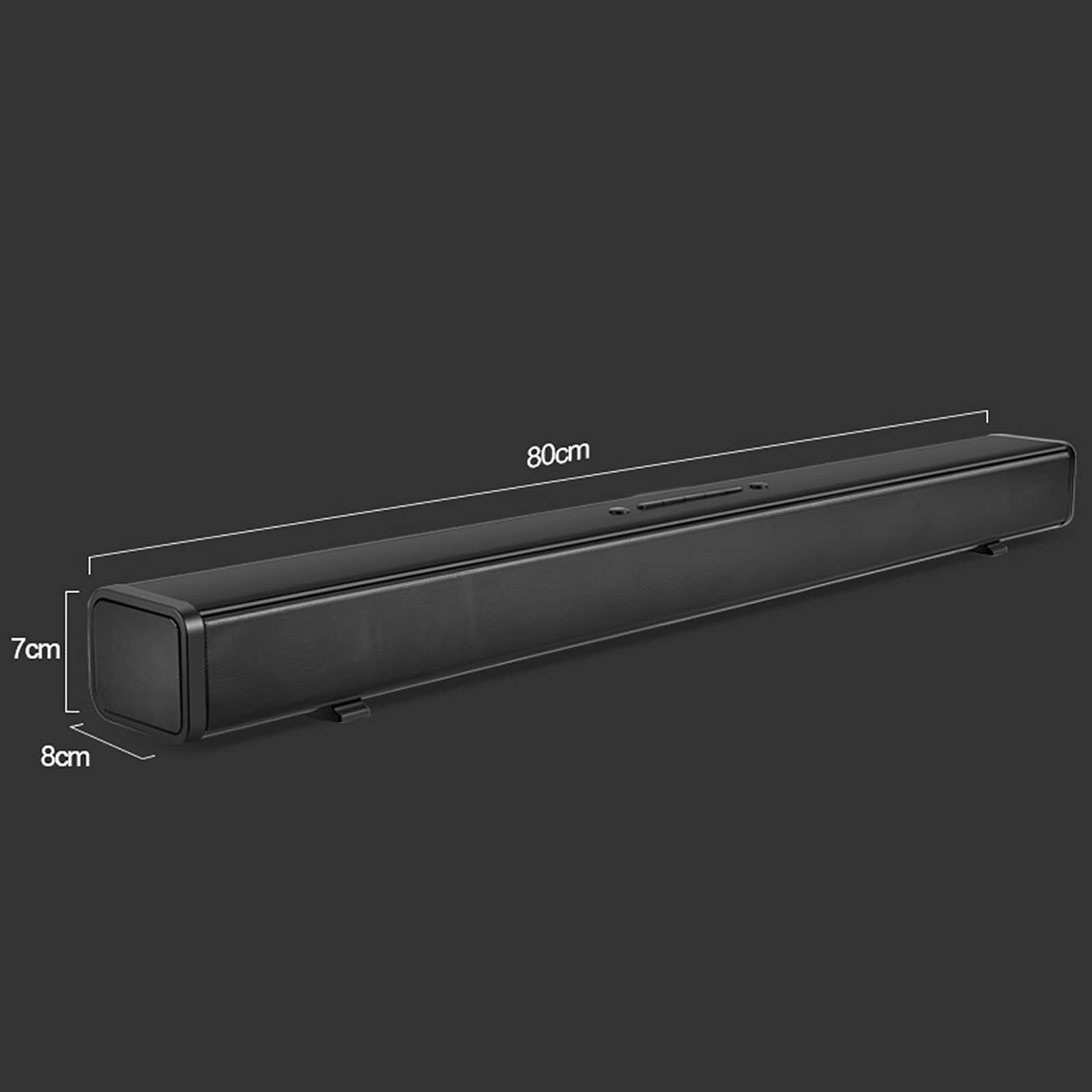 Barra de Sonido con subwoofer Integrado, Mini Barras de Sonido para TV con subwoofer Integrado, Barra de Sonido de TV con Cable e inalámbrico Bluetooth 5.0, Compatible con Asistente de Voz