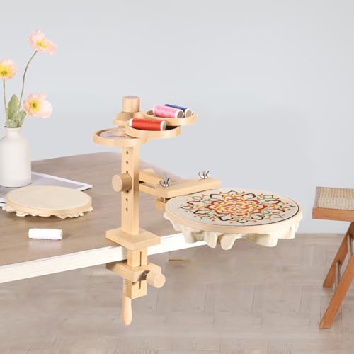 Support de cercle à broder pour broder confortablement installé dans votre salon - 7