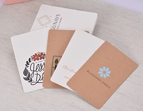 Printyourdream Custom Earring Display Cards,Necklace Hanging Cards #TOP4