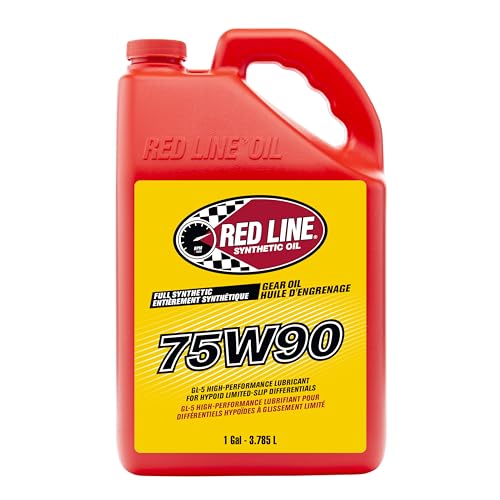 Red Line 57905 75W90 Synthetic Gear Oil - 1 Gallon, (Pack of 4)