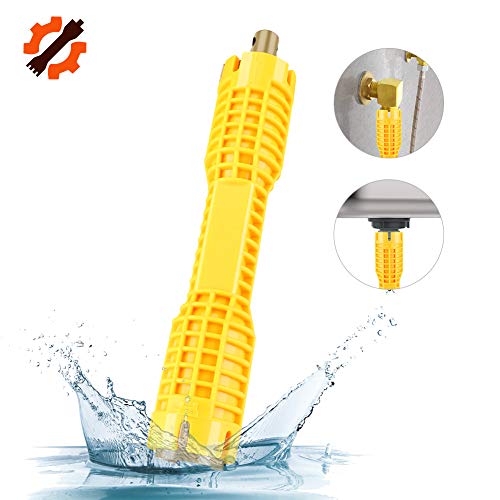 Faucet and Sink Installer Tool, Linkax 8 in 1 Multifunctional Faucet Wrench Tool