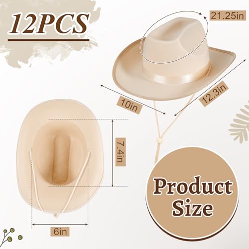 Hercicy Halloween Kids Cowboy Hat Cowgirl Western Hat for Boys and Girls Dress Costume, Bachelor Party Supplies3