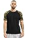 Produktbild Urban Classics Herren Raglan Contrast Tee T-Shirt, blk/woodcamo, L
