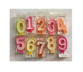 SSKR Anniversary Candle/Birthday Candle/Party Candle for Cake/Cake Decoration Candle/Number Candle for All Age Groups (6, 6)