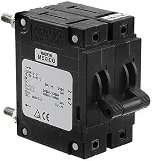 Sensata/AIRPAX, IELHK11-1-72-30.0-01-V, Circuit Breaker Magnetic 2Pole 30A