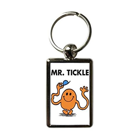 Mr Men and Little Miss Metal Keyrings: Mr Tickle 3 x 4.5 cm Cover