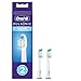 Oral-B Pulsonic Clean Aufsteckbürsten für Schallzahnbürste, 2 Stück, für gründliche Zahnreinigung