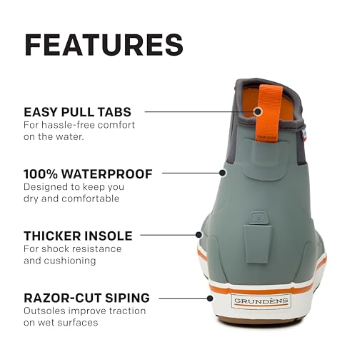 Image of Grundens Men's DECK-BOSS Ankle Boot | Durable, Waterproof