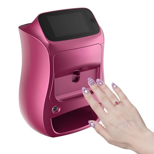 QianCruxtacy Machine Automatique à Manucure,3D Imprimante for Ongles Intelligente,Imprimante...