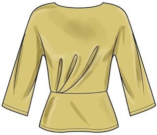 Simplicity Misses' Top Sewing Pattern Kit, Code S9470, Sizes 6-8-10-12-14, Multicolor