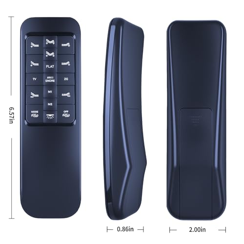 Télécommande de rechange lit réglable multi-marques compatible Malouf S655 Electra - 7