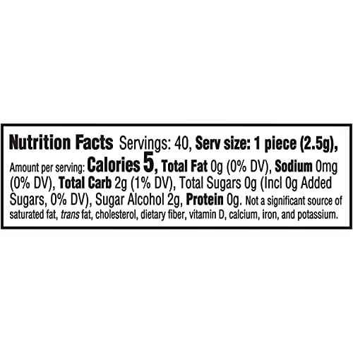 Image of Trident Vibes Spearmint Rush Sugar-Free Chewing Gum, 6 Bottles of 40 Pieces (240 Total Pieces) (Pack of 4)