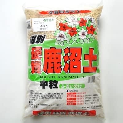 盆栽妙 鹿沼土 中粒10mm-LL 重さ:5kg 内容量:18L 盆栽 道具