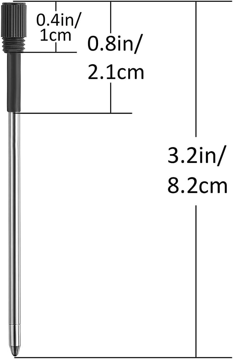 Ricariche per penne a sfera 8,1 cm 5 x INCHIOSTRO NERO