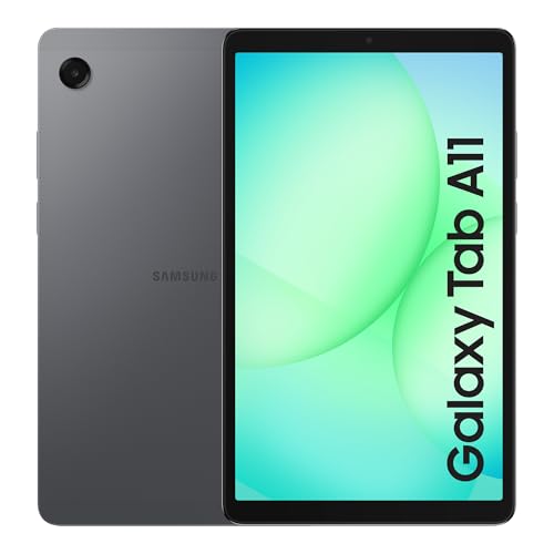 Samsung Galaxy Tab A11, Android Tablet, Sleek Design, 8.7'' Clear Display, 90Hz Smooth Motion, 64GB Storage, 4GB Memory, Dolby Dual Speakers, Grey, 3 Year Extended Warranty (UK Version)