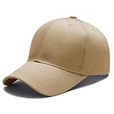 Breampot Baseball Cap Herren Damen Unisex Kappe Verstellbar Baseboard Baseballkappe Mütze Outdoor Baseballkappe (Khaki)