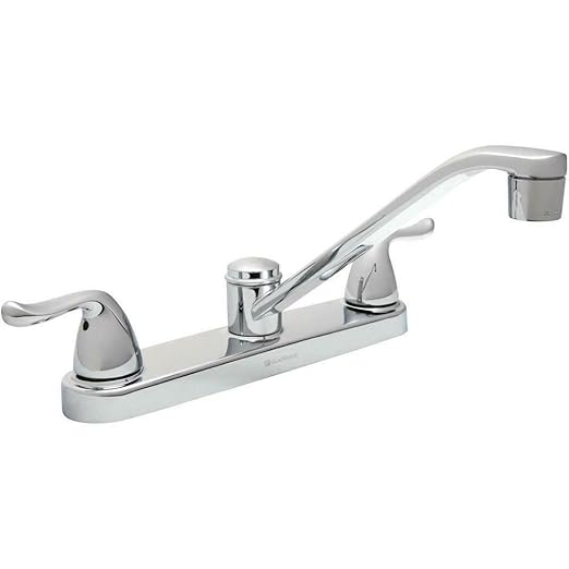 2-Handle tap Kitchen Faucet in Chrome