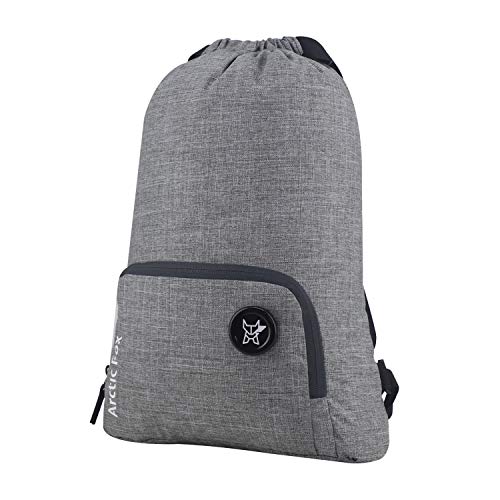 Image of Arctic Fox 15 Liters Draw String Bag Static Grey Backpack