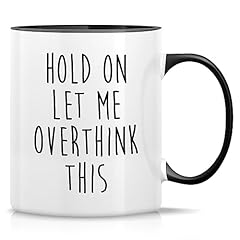 White Mug with Black Handle and Inner