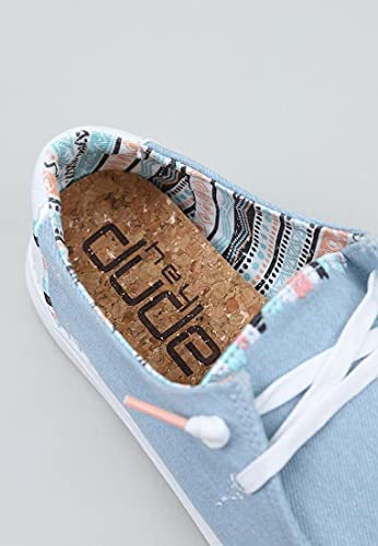 Image of HEYDUDE Women's Wendy Boho Slip-On Casual Shoes Loafer Light Denim