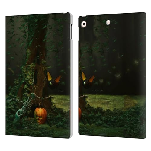 Étui iPad 10.2 2021 Simone Gatterwe housse cuir antichoc Halloween