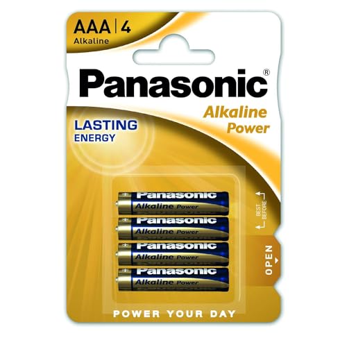 PANASONIC 4 Blisterpackungen mit je 4 Alkaline-Batterien Power Bronze LR03 AAA 1,5 V