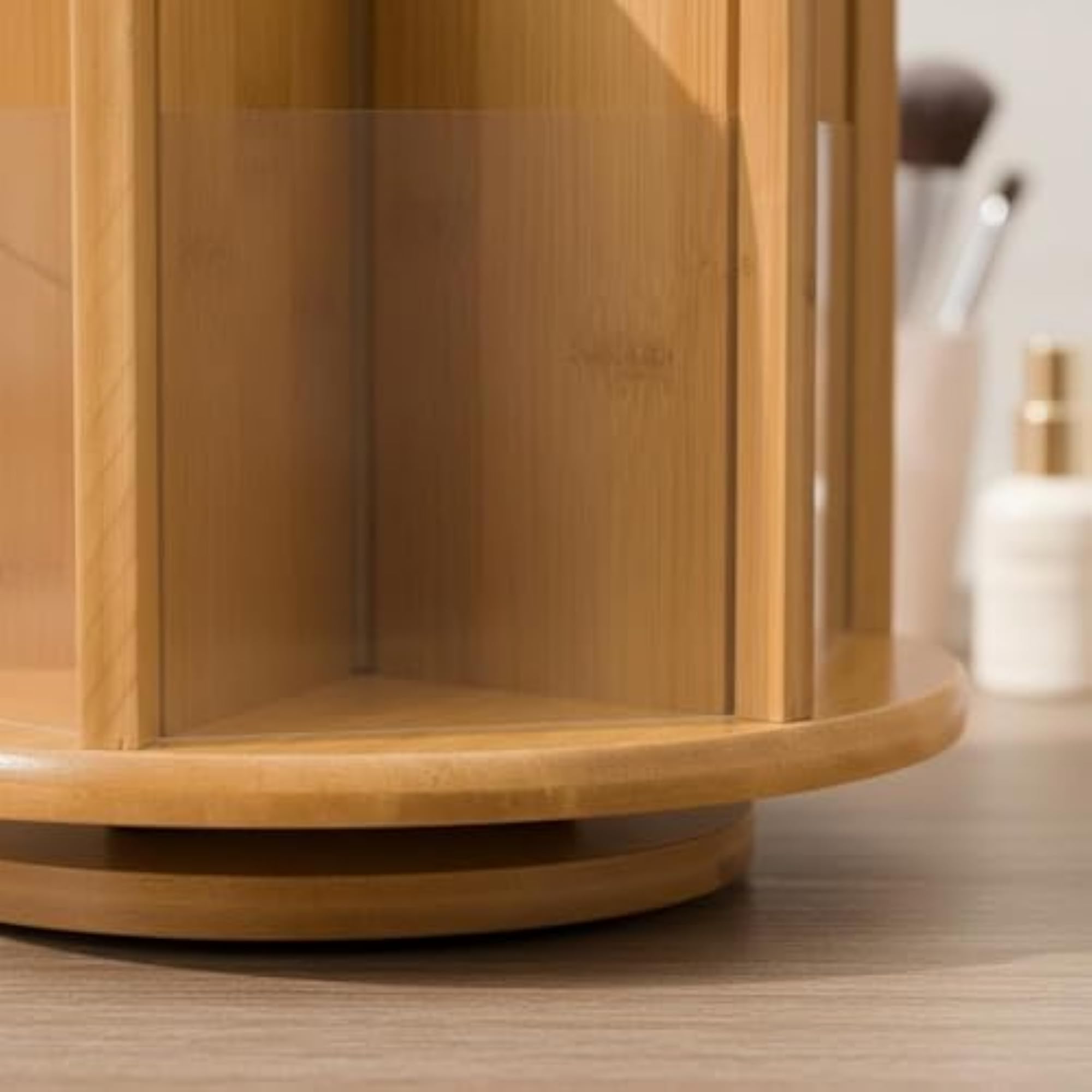 Large Capacity Rotating Makeup Organizer, Multifunctional Storage