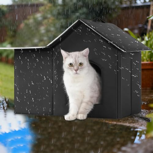 Maison de chat extérieur imperméable lavable pour abriter votre animal - 3