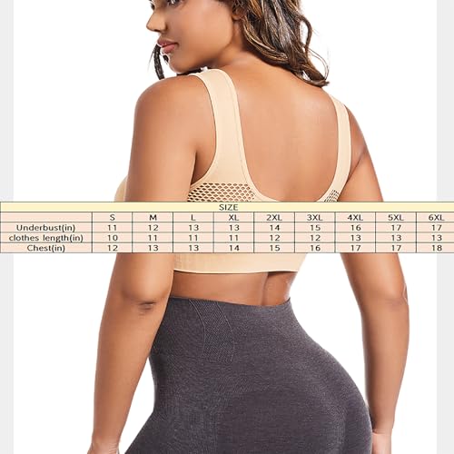 EmmaBra - Comfortable & Convenient Front Closure Bra Emma Bra No Underwire for Seniors Older Women Over 502