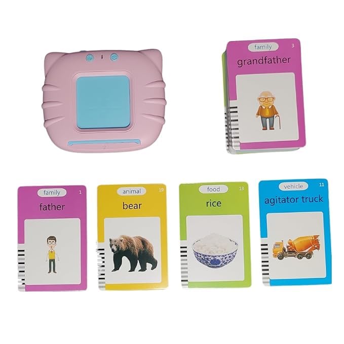 Image of Playing Flash Card Speaker for Kids| Fun Activity Flash Card Speaker| Flash Card Speaking Toy| Flash Card Game for Kids| Talking Flash Cards for Kids| Fun Time Flash Card Speaker|