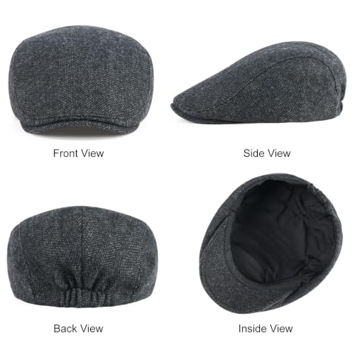Image of STARANCE Men Wool Newsboy Cap