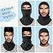 ROCKBROS Ski Mask Balaclava for Men Cold Weather Scarf Windproof Thermal Winter Neck Warmer Hood for Cycling Hiking Black