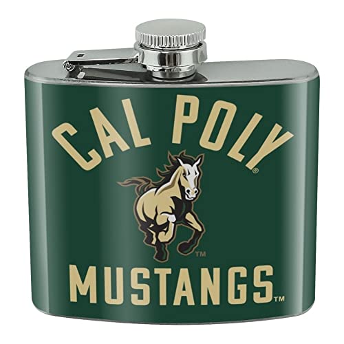 Cal Poly Mustangs Logo Stainless Steel 5oz Hip Drink Kidney Flask