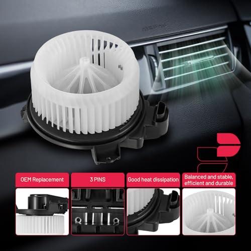 Image of BDFHYK AC Heater Blower Motor Fan 700214 Compatible with Toyota RAV4 2006-2018, Compatible with Scion iM 2016, HVAC Blower Motor Assembly for 87103-42101, 75839, 87103-0R010, PM9355
