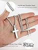 PROSTEEL Stainless Steel Cross Pendants 316L Stainless Steel Crucifix Necklace Chain Prayer Jewelry Cross Necklace #3