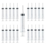 20Pcs 12ML Baby Bird Feeding Syringe, Pet Liquid Feeding Syringes Kitten Feeder with Long Tip for Pets Small Animals Feeding ,Oil or Glue Applicator, Scientific Industrial Labs (12ML- Straight Tip)