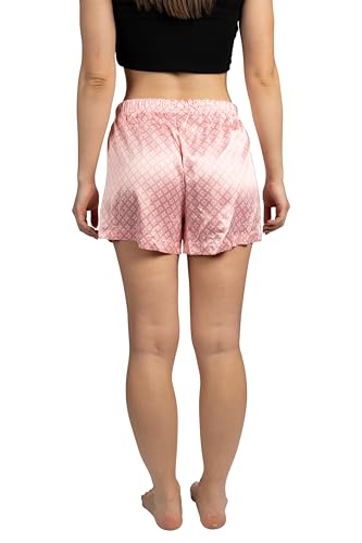 TAHARI Women's 2-Pack Satin Drawstring Pajama Lounge Shorts4