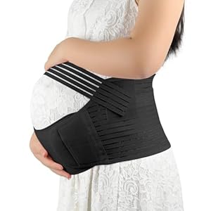 Breathable 3-in-1 Maternity Abdominal Support Belt – Soft, Adjustable Pregnancy Belly Band for Prenatal & Postpartum Care, Relieves Back Pain, Enhances Comfort, Machine Washable