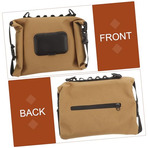 Support à lingettes humides portable rangement de camping extérieur en toile - 4