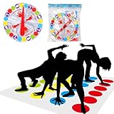 Juego Twister, Juego Interactivo Divertido para la Familia, Juego de Equilibrio Divertido, Juegos Aire Libre, Twister Juego Infantil para Niños De 6 Años En Adelante