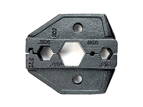 GIZWIZ Interchangeable RF Coax Crimp Tool Die Sets for RG58 RG59 RG62 RG11 RG8 RG213