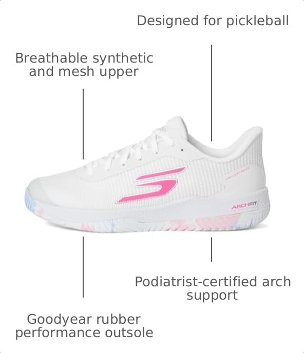Image of Skechers Womens Pickleball Viper Court Pro 2.0 Sneaker