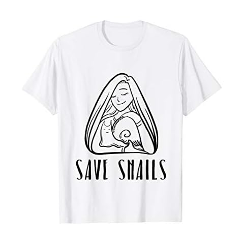 Snail Shirt "SAVE SNAILS" - Pet Land Snail Lover t-shirt Cover