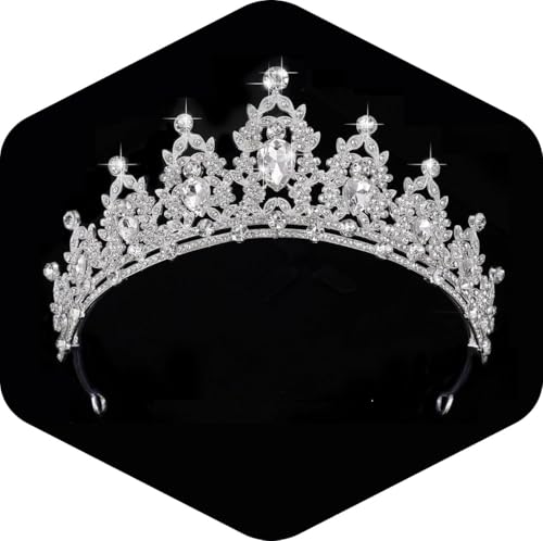 Kamirola - Queen Crown and Tiaras Princess Crown for Women and Girls Crystal Headbands for Bridal, Princess for Wedding and Party（01）