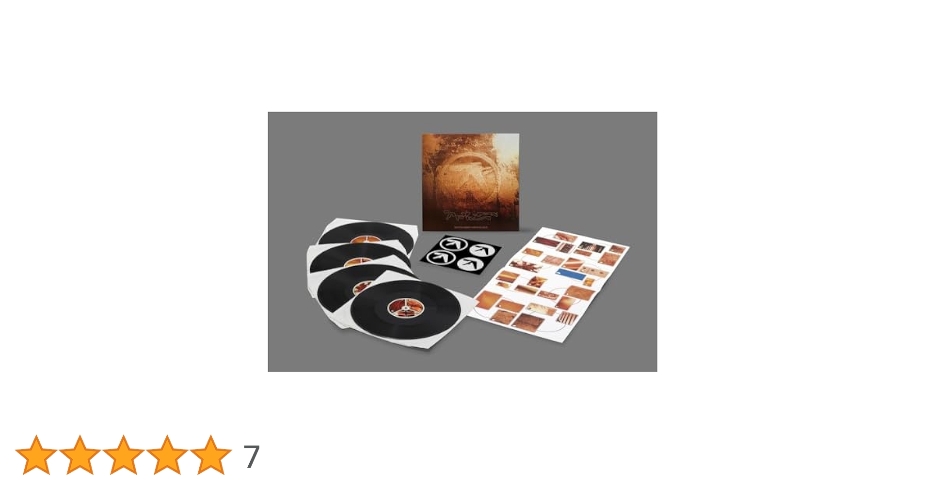 4discs LP エイフェックス・ツイン セレクテッド・アンビエント・ワークス・ヴォリューム2 WARPLP21RBR WARP RECORDS /01040 WENOD RECORDS : Aphex Twin - Selected Ambient Works Volume