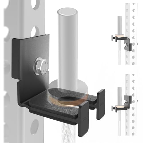 Barbell Holder for 2x2'' Power Racks, No Drilling Required