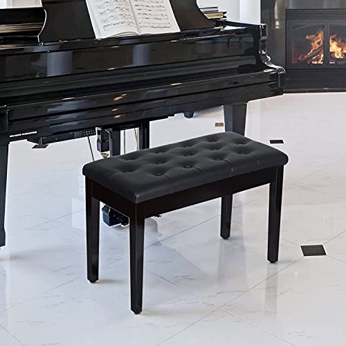 Banc de Piano en Cuir Banc de Piano en Bois Tabouret de Clavier de Piano Duo avec Rangement, Coussin épais en PU, pour la Maison, l’école, la Salle de Concert, Taille: 76 x 35 x 49 cm - Les Beatles, Paul McCartney, John Lennon, RIngo Starr, George Harrison Banc de Piano en Cuir Banc de Piano en Bois Tabouret de Clavier de Piano Duo avec Rangement, Coussin épais en PU, pour la Maison, l'école, la Salle de Concert, Taille: 76 x 35 x 49 cm – Image 3