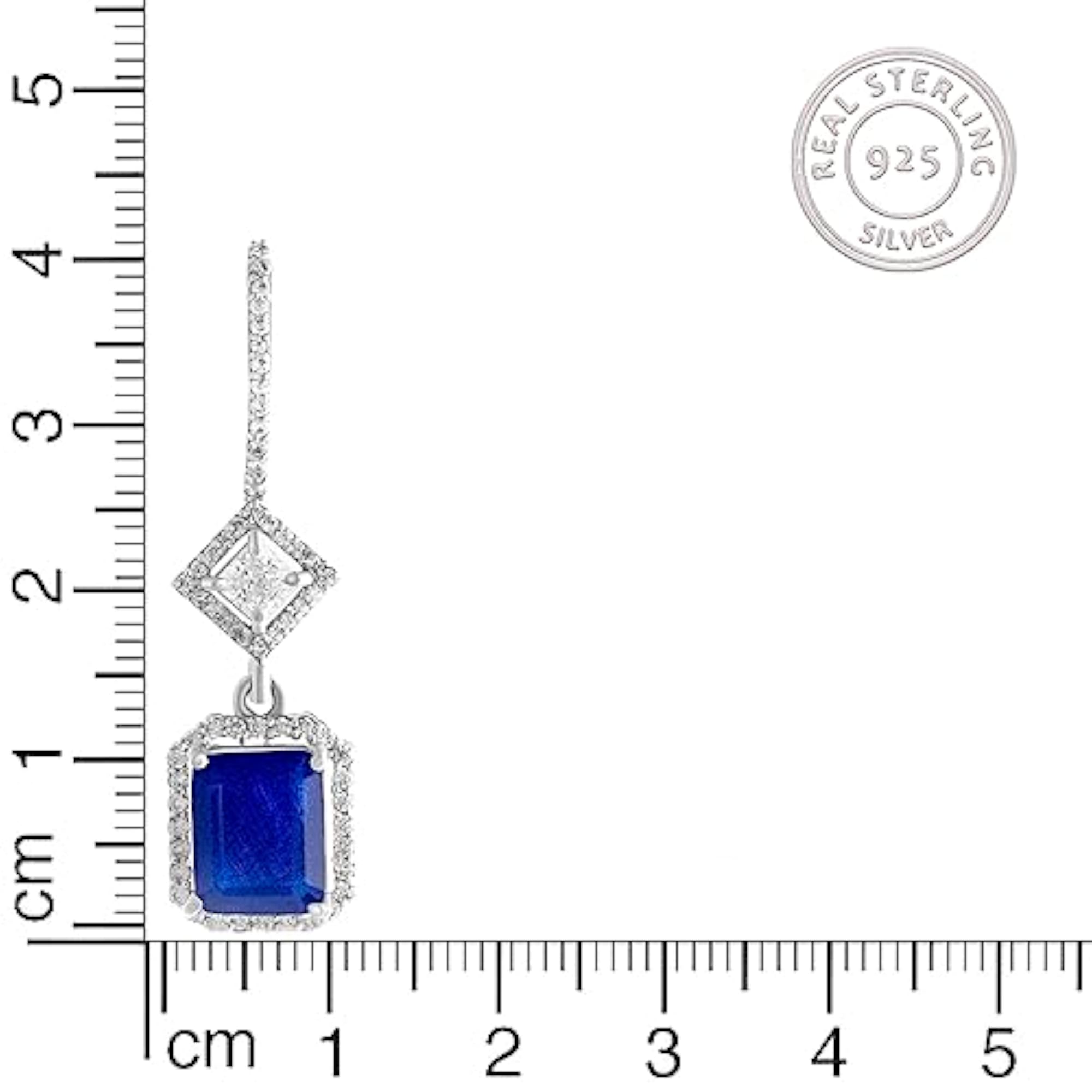 Women's 925 Sterling Silver Classic Design Earrings, Hypoallergenic